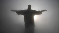 Die Christusfigur am Zuckerhut in Rio de Janeiro