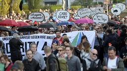  1. Mai-Demonstration in Berlin