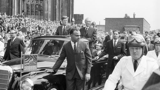 Staatsbesuch des US-amerikanischen Präsidenten John F. Kennedy, Köln, 23. Juni 1963 