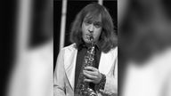 Udo Lindenberg in den 70er Jahren am Saxophon