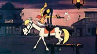 Lucky Luke und sein Pferd Jolly Jumper